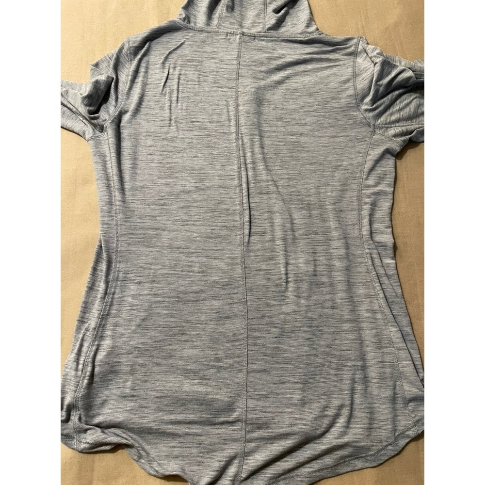 prAna Women's Sol Protect Hoodie Sz M Gray UPF Lightweight Travel Performance - Picture 6 of 6